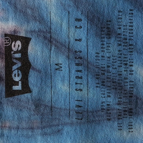 LEVI'S WOMEN'S TIE DYE T-SHIRT MULTI-COLOR SIZE M - Picture 9 of 9